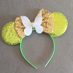 Sequin Mouse Ears Headband with Bow